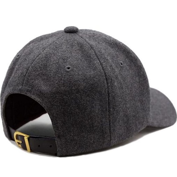 NWT WOOL BASEBALL CAP - GRAY - Picture 6 of 11